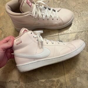 Light Pink Women’s Nike Hightop Sneakers
